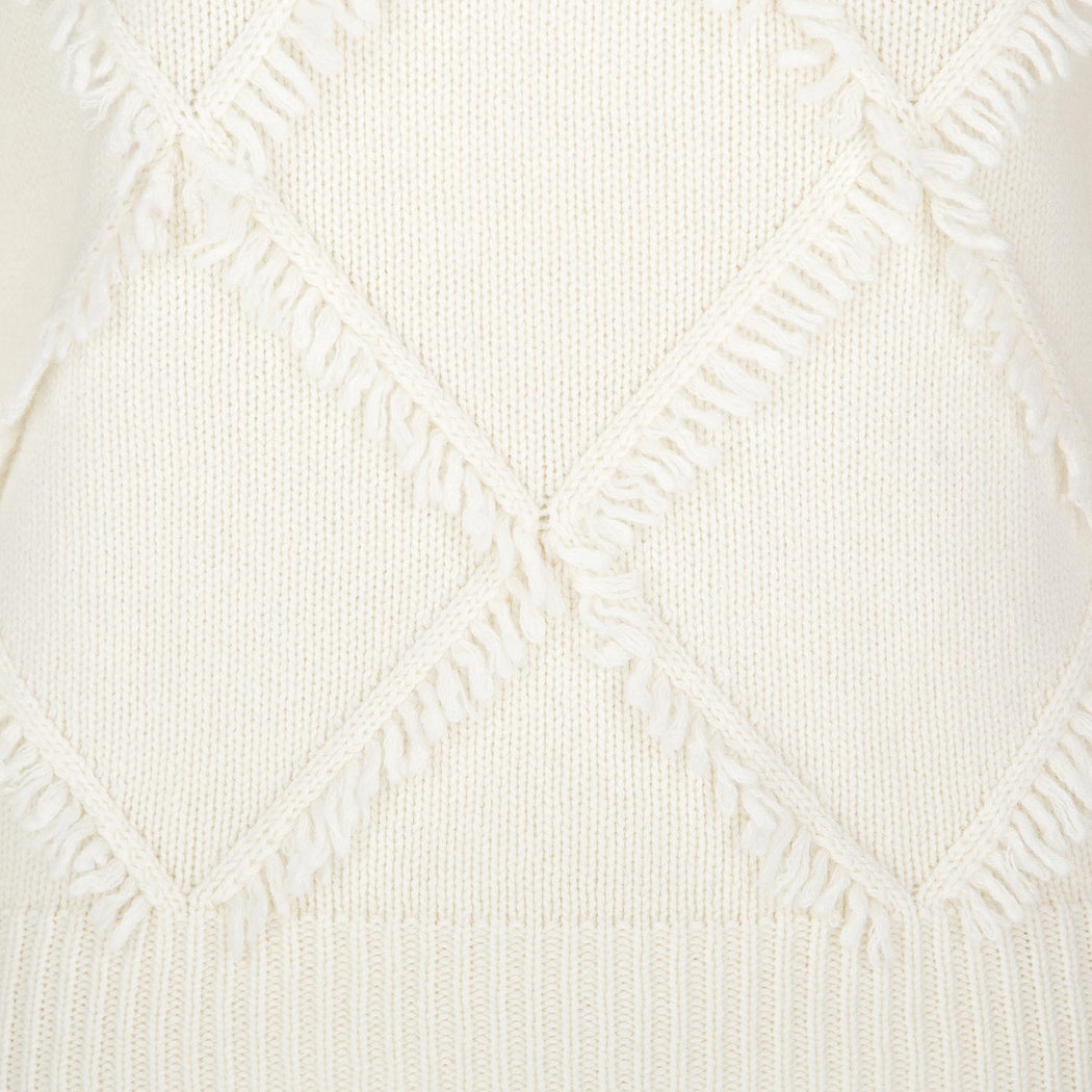 cashmere island womens sweater white