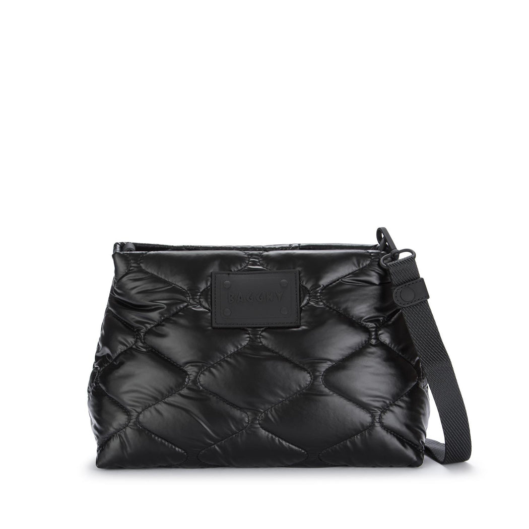 bagghy crossbody bag black padded