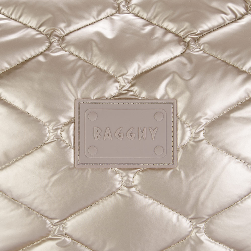 bagghy crossbody bag gold padded