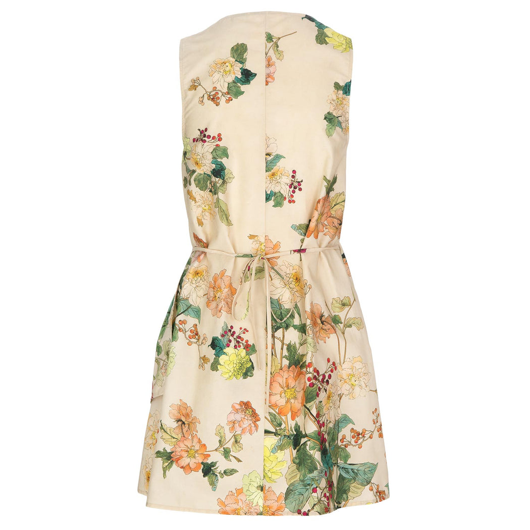 semicouture womens dress beige multicolor