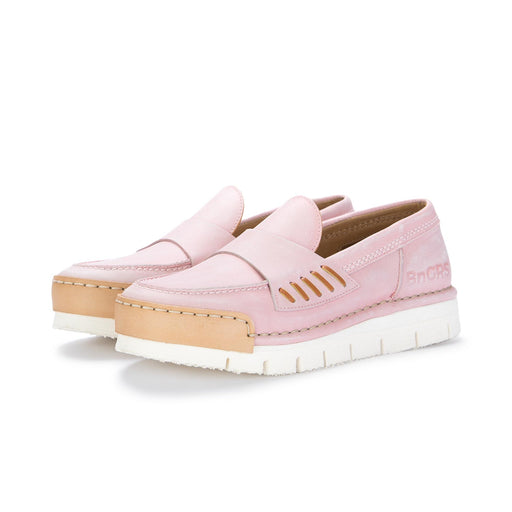 bng real shoes womens loafers pink