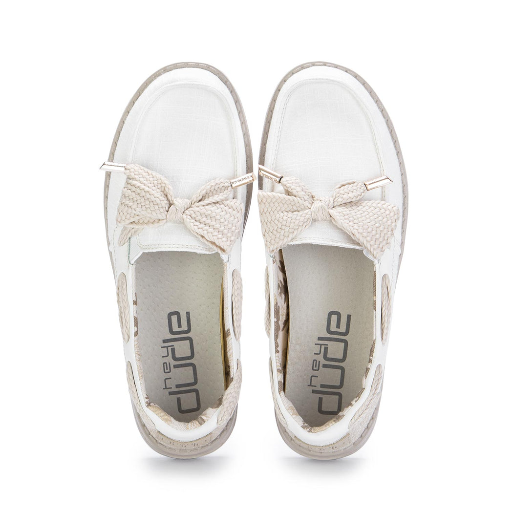 hey dude womens flat shoes effie white