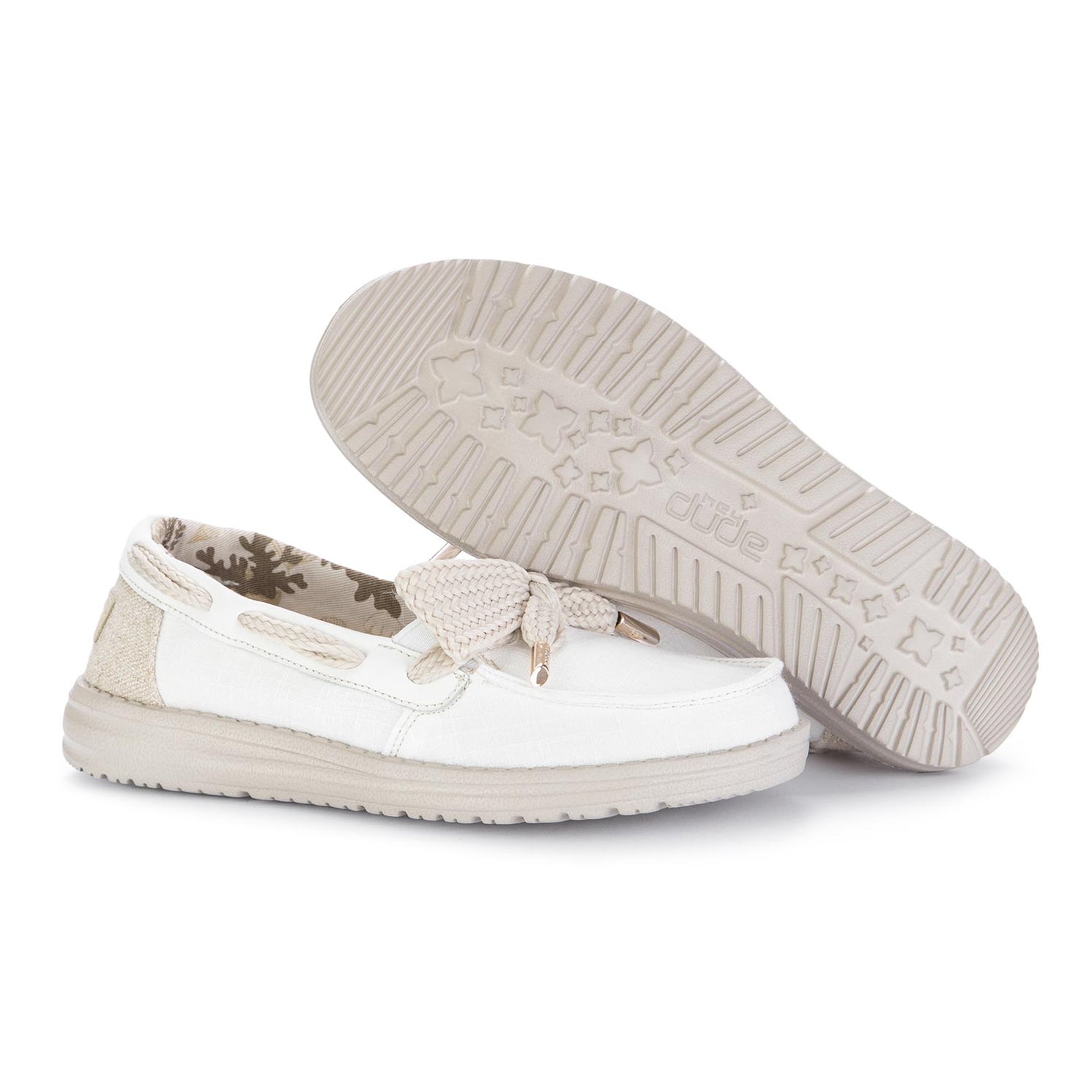 HEY DUDE SHOES Flat shoes effie bay white MODEMOUR ♥