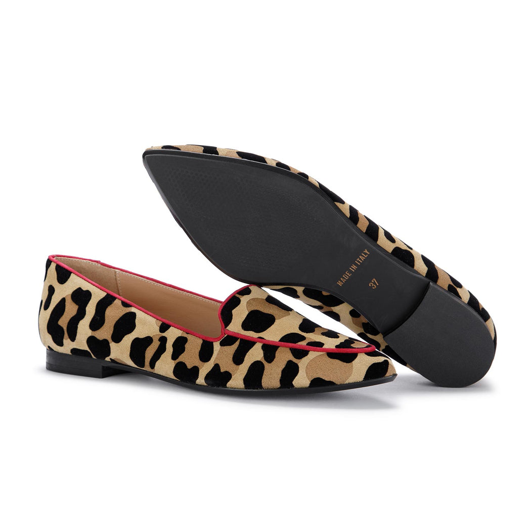 il borgo firenze womens flat shoes leopard
