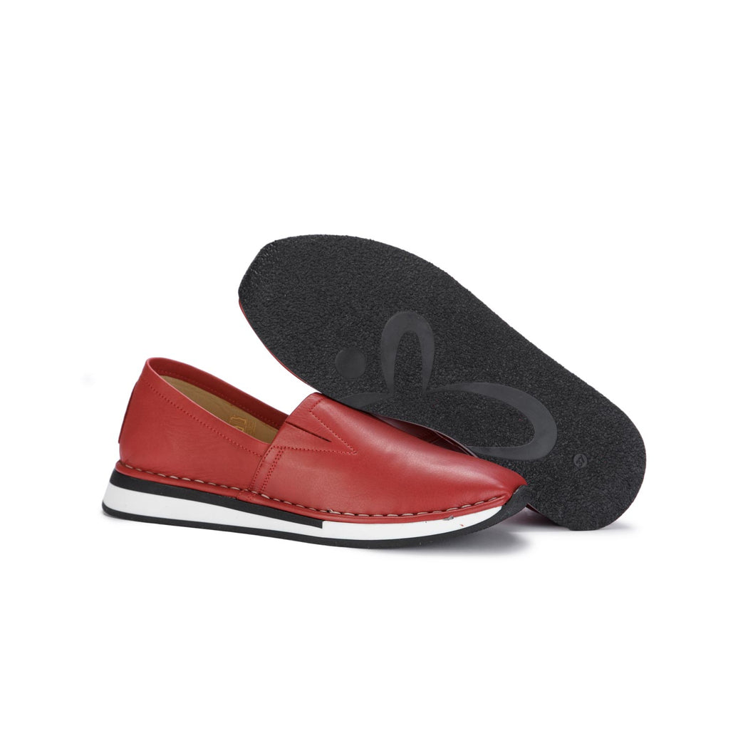 MASSIMO GRANIERI | FLAT SHOES LEATHER MADDY RED