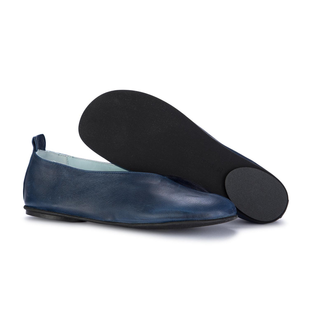 poesie veneziane womens flat shoes blue