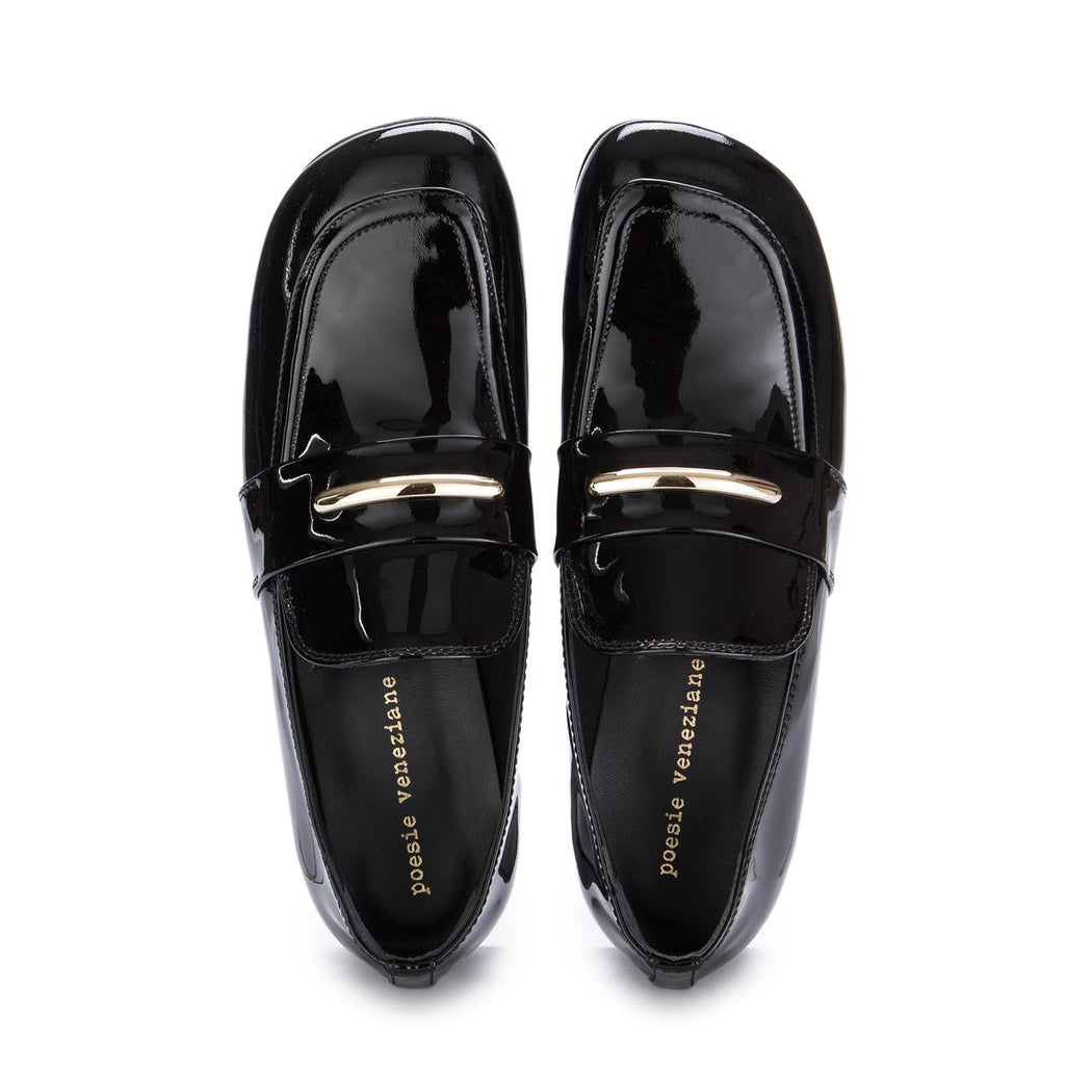 poesie veneziane womens flat shoes black