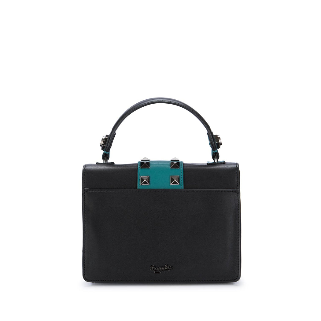 bagghy womens handbag black blue