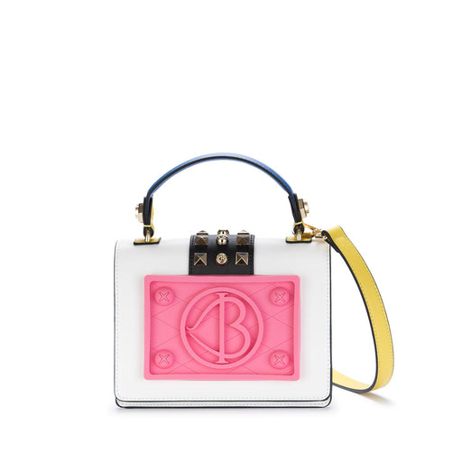 bagghy handbag white multicolor