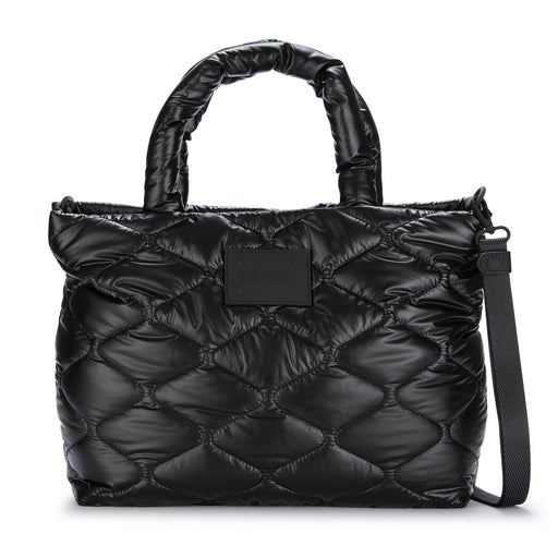 bagghy womens handbag black padded