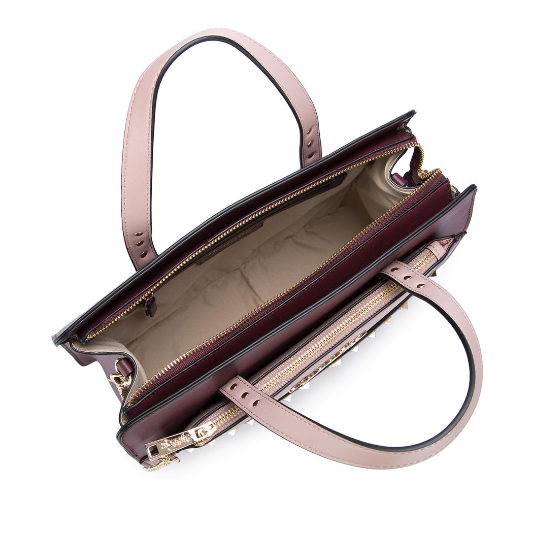 bagghy handbag bordeaux pink pochette