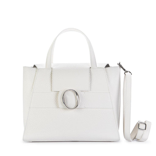 orciani womens handbag ofelia soft white