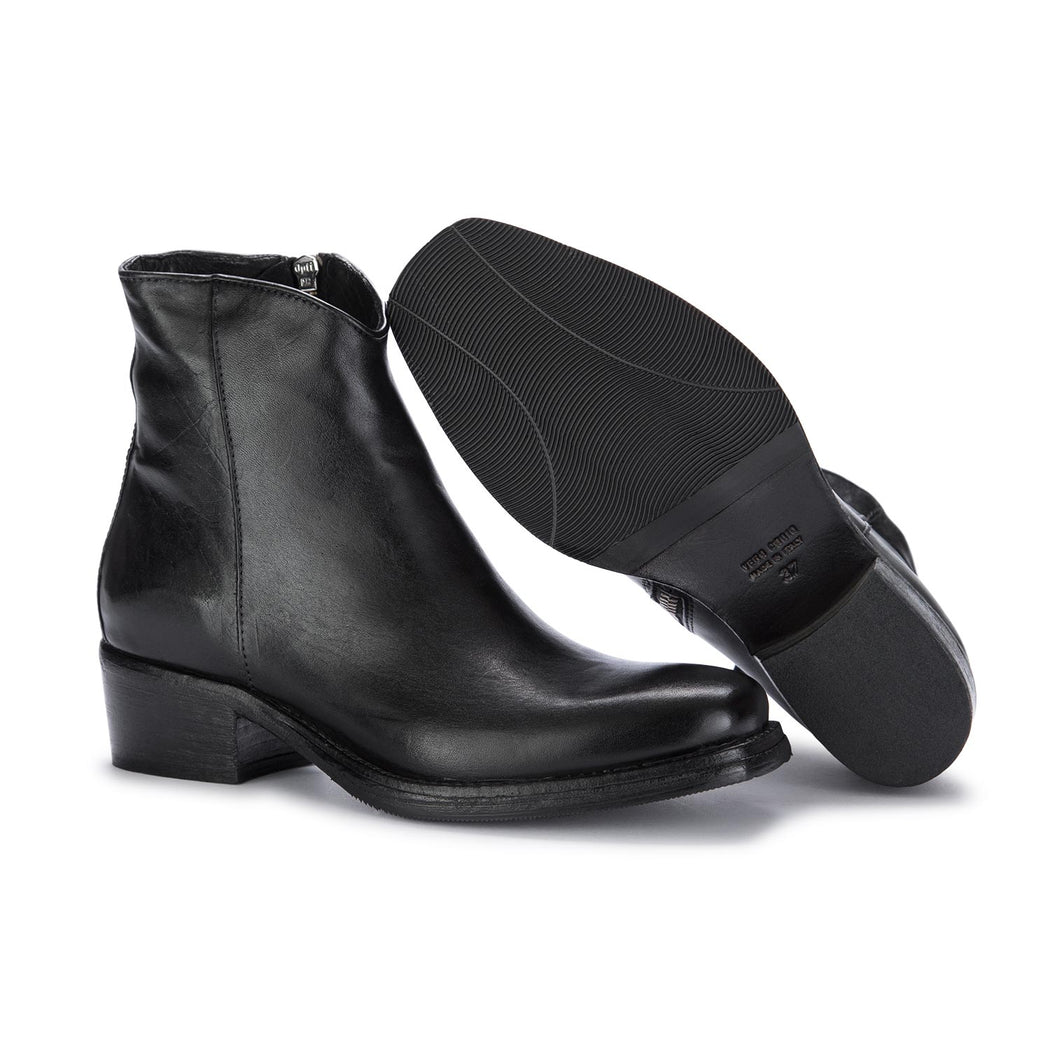manovia52 womens ankle boots black