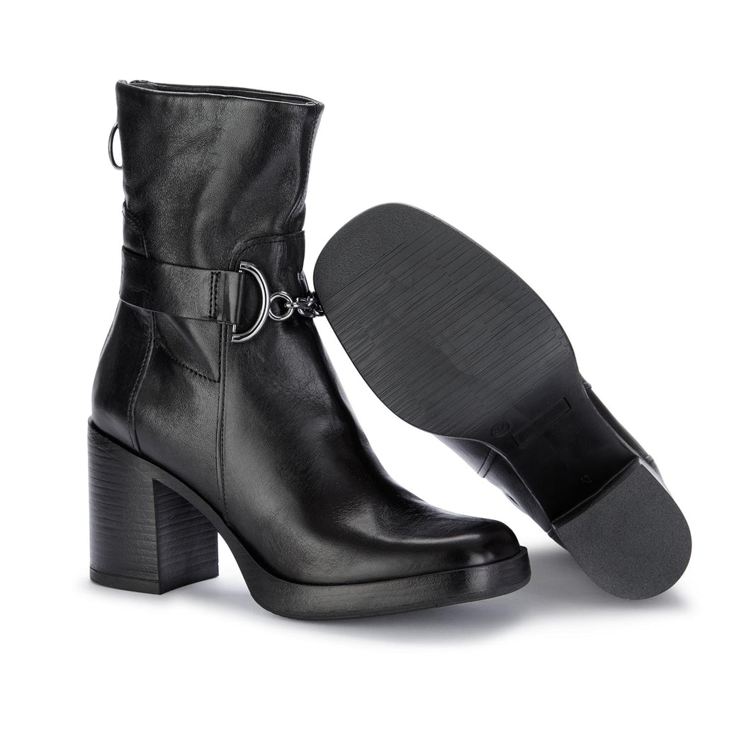 mjus womens heel ankle boots black