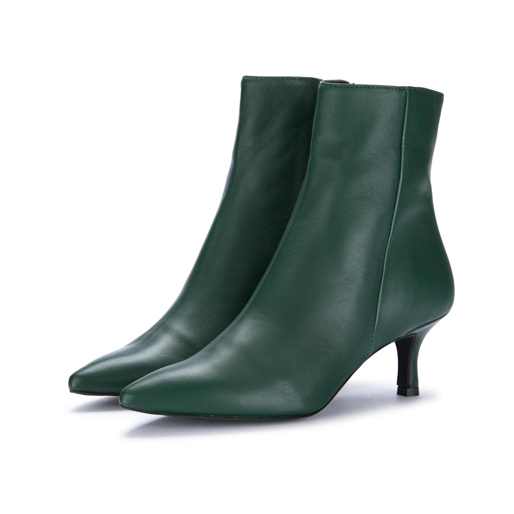 positano in love heel ankle boots green