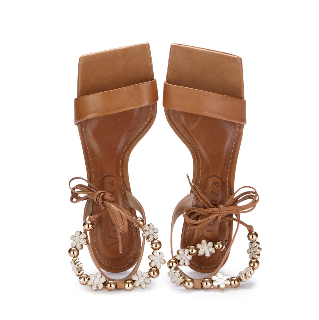 vicenza womens heel sandals brown