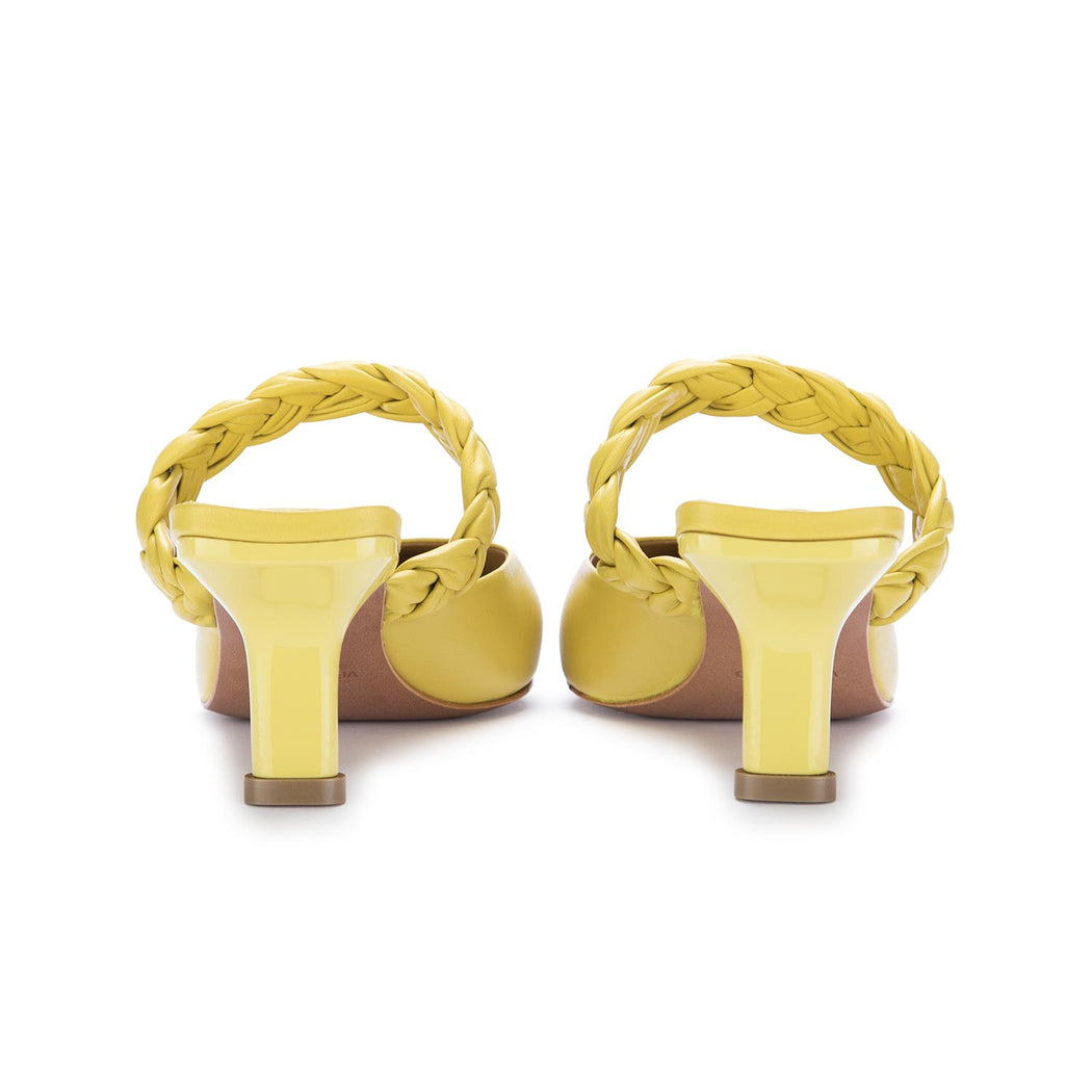 vicenza womens heel sandals yellow