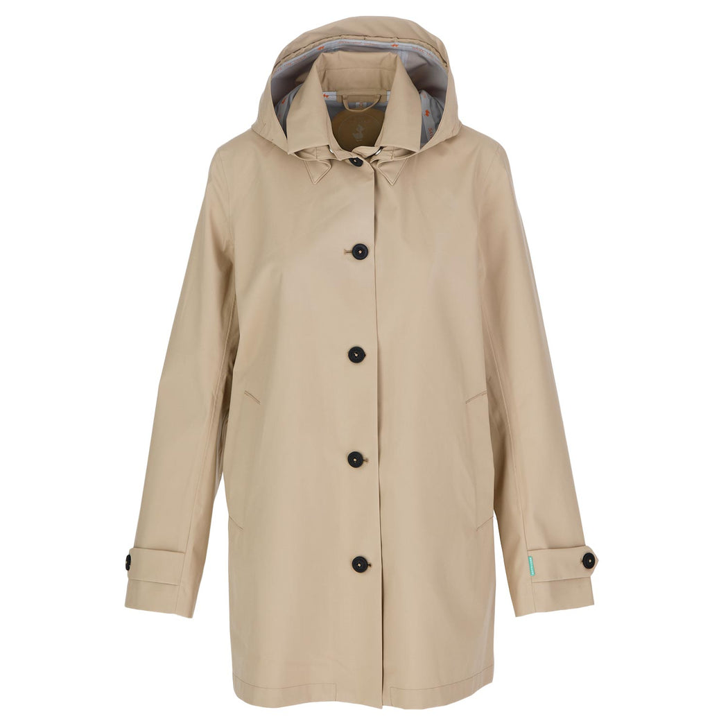 save the duck womens jacket april beige