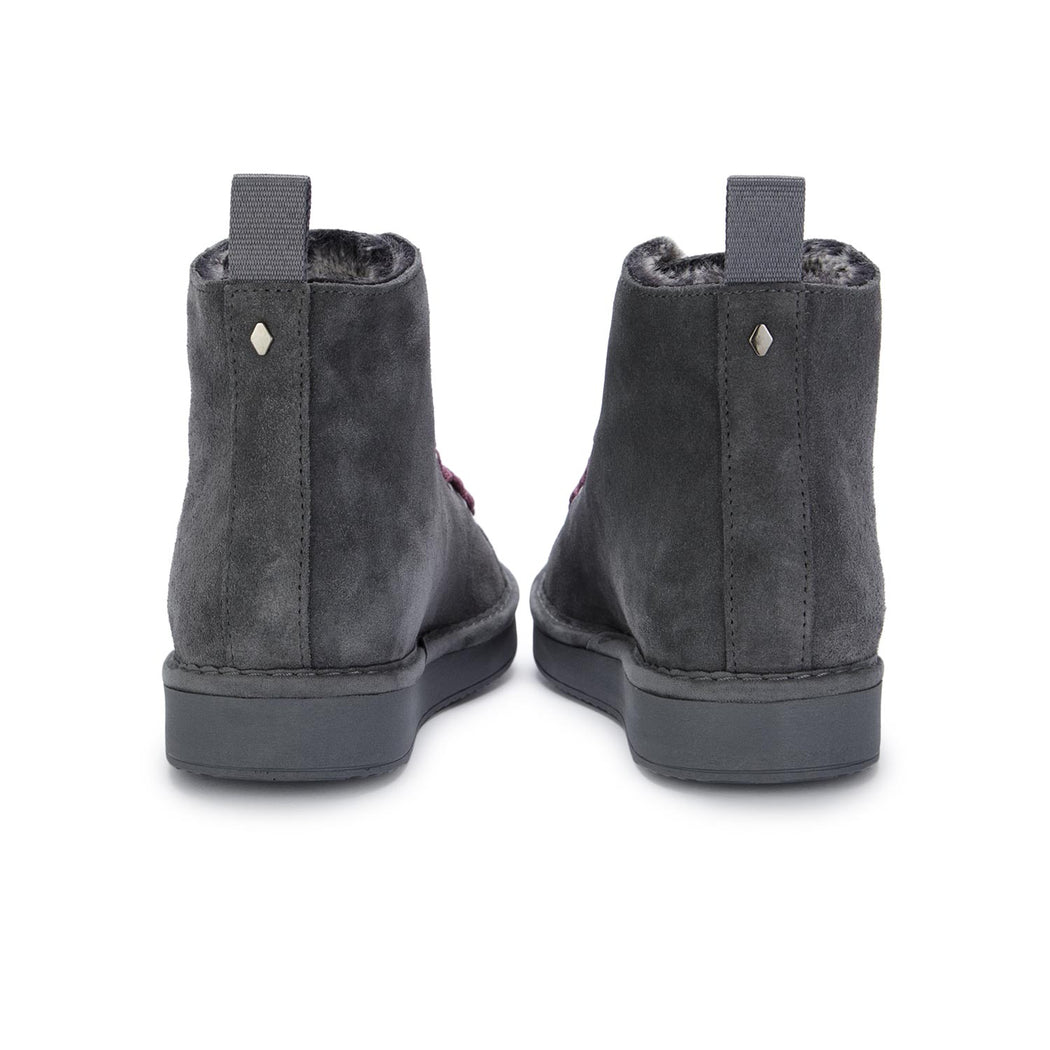 panchic womens ankle boots grey purple