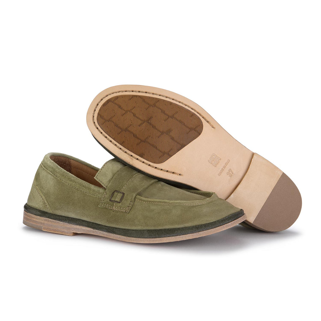 moma womens loafers oliver water green