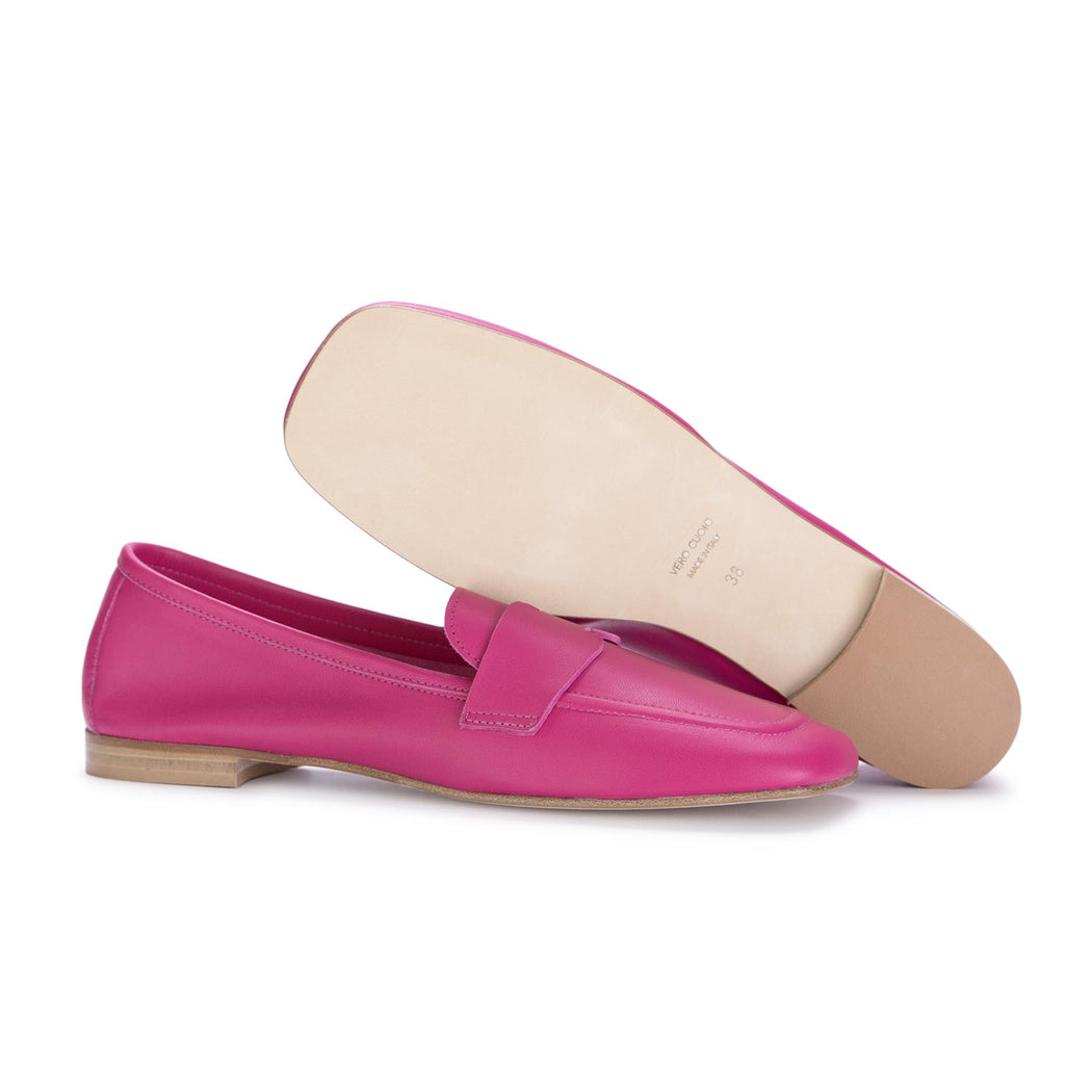nouvelle femme fuchsia loafers
