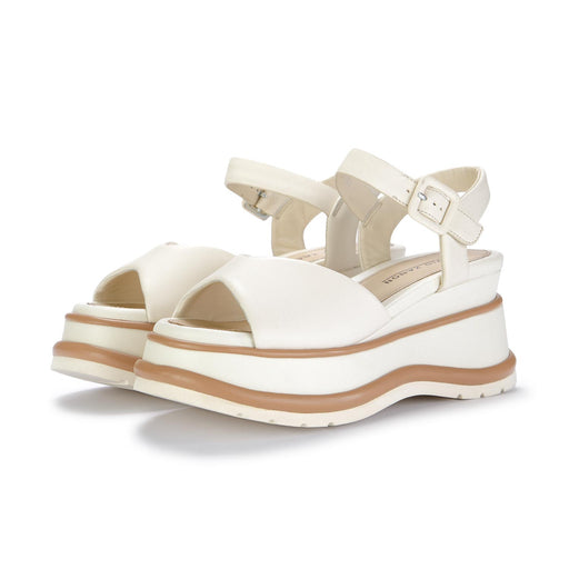 elvio zanon platform sandals zefiro white
