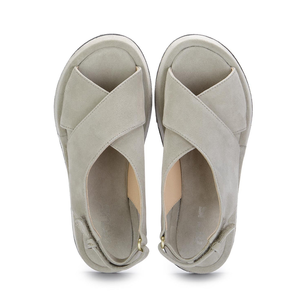 mjus womens platform sandals gray