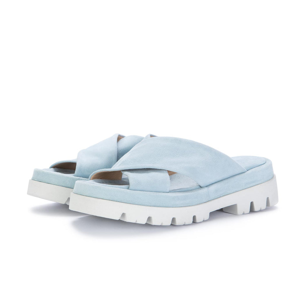 mjus womens platform sandals light blue
