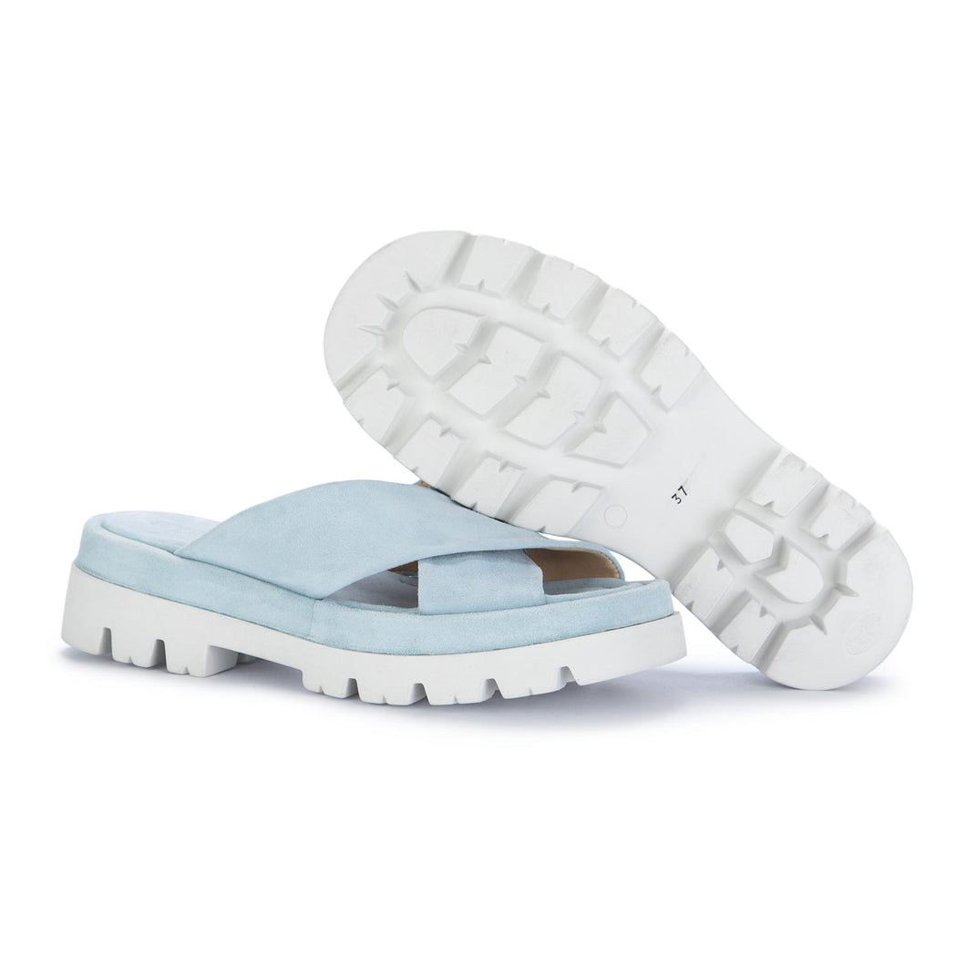 mjus womens platform sandals light blue