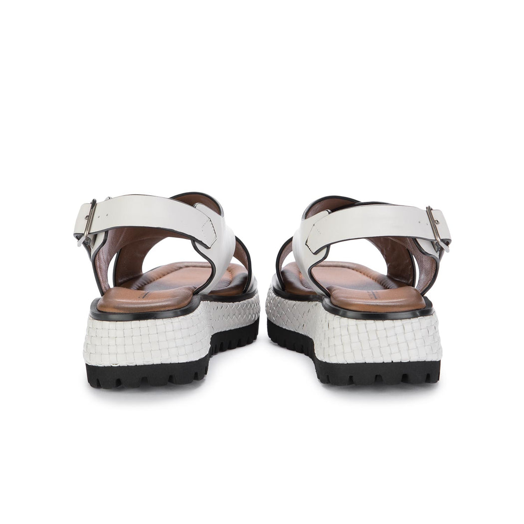 rahya grey women s sandals miriam white