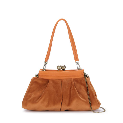 le daf womens pochette venezia orange
