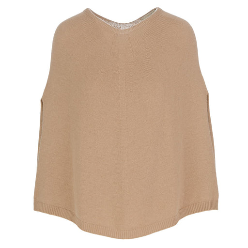 cashmere island womens poncho brown