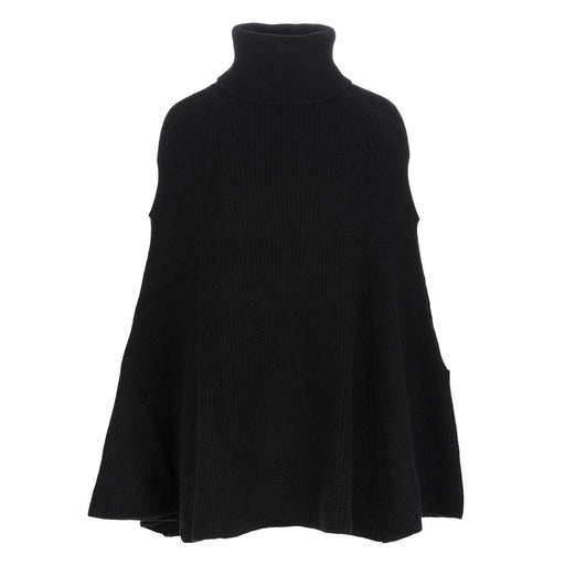 cashmere island womens poncho black