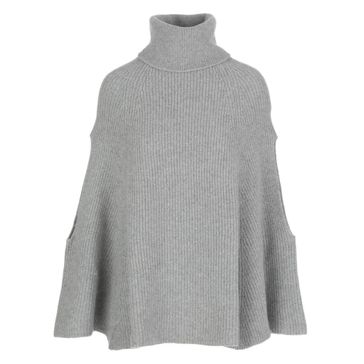 cashmere island womens poncho grey