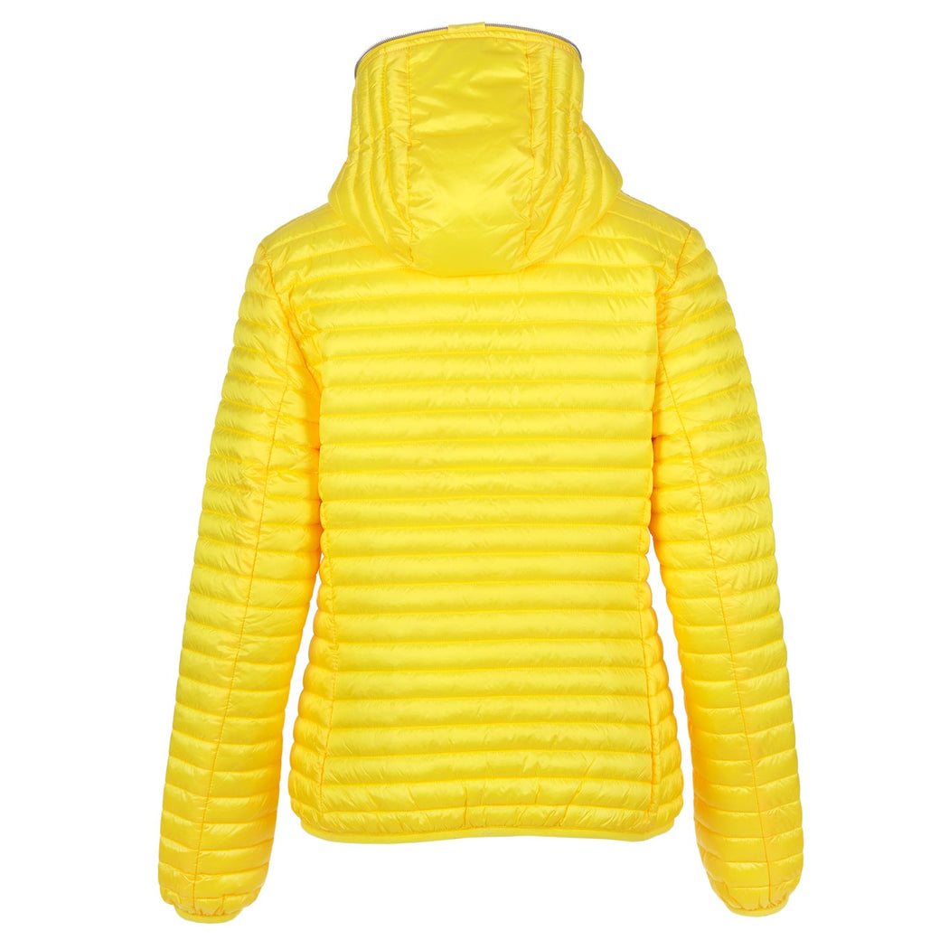 save the duck womens puffer jacket yellow