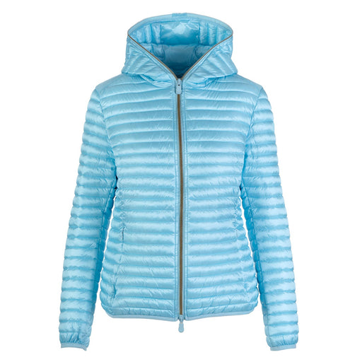 save the duck womens puffer light blue