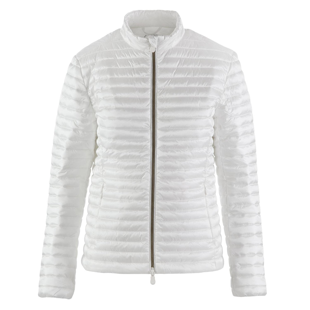 save the duck womens puffer jacket white