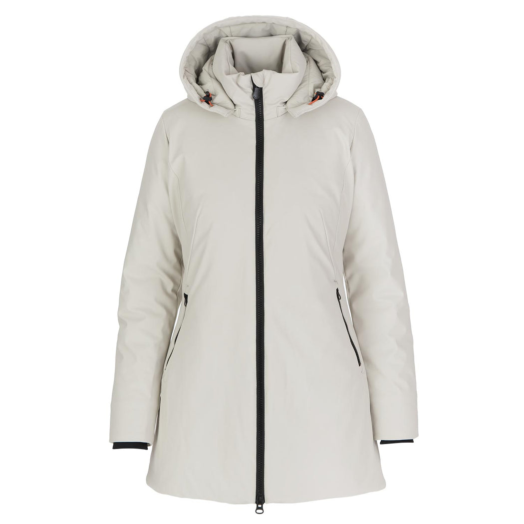 save the duck womens puffer jacket beige