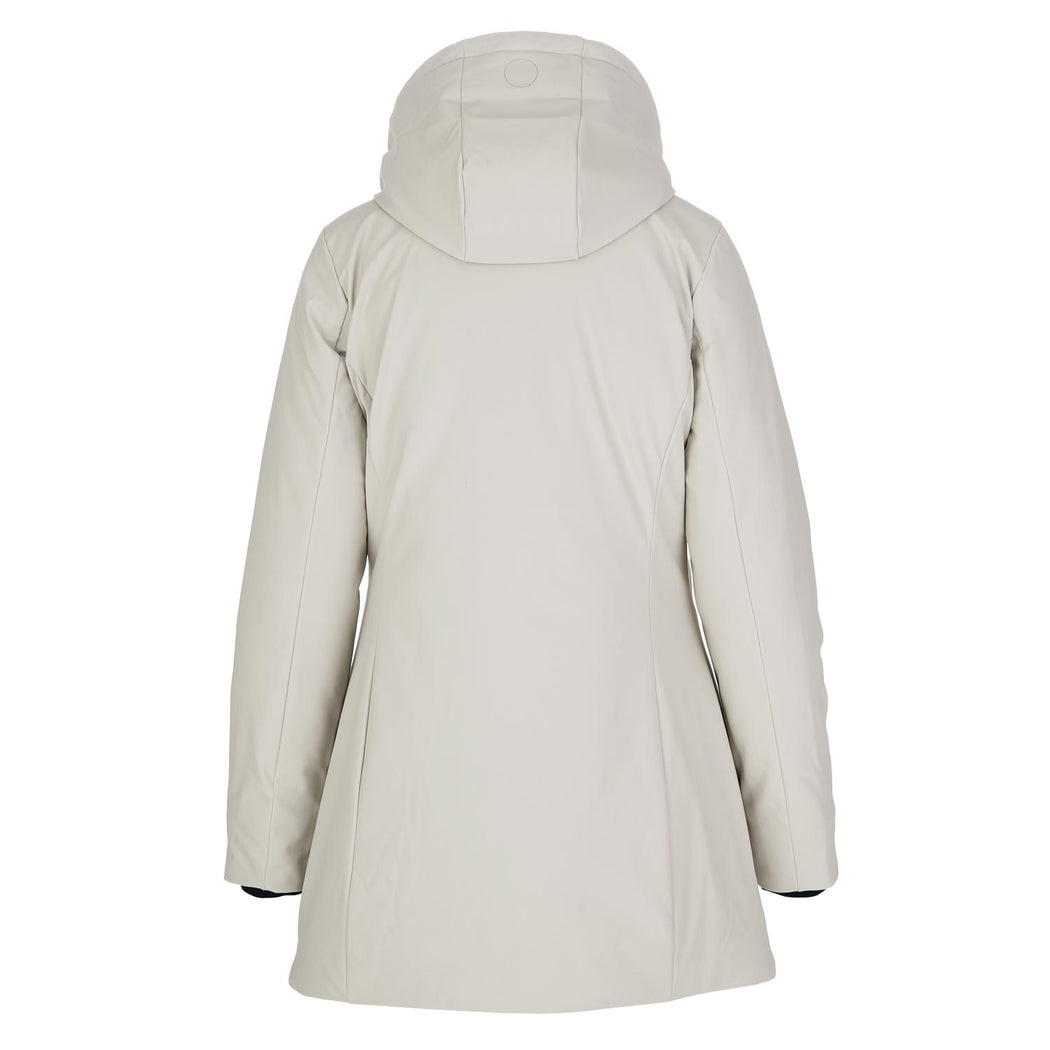 save the duck womens puffer jacket beige