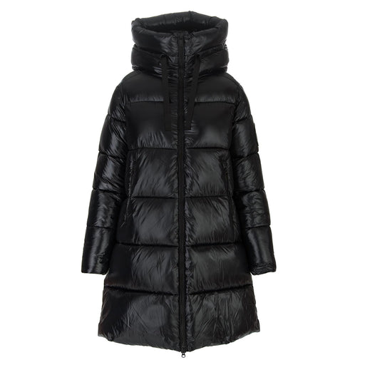 save the duck womens puffer jacket black