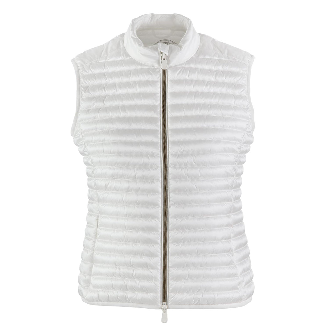 save the duck womens puffer vest white