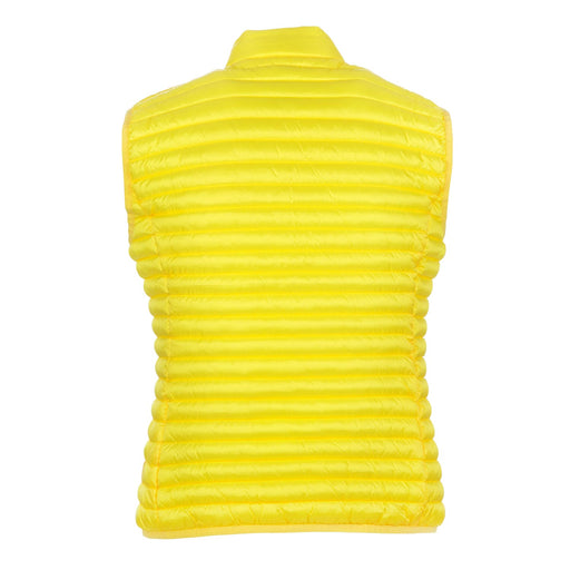 save the duck womens puffer vest yellow