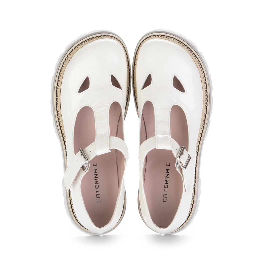 caterina c womens sandals bardot white