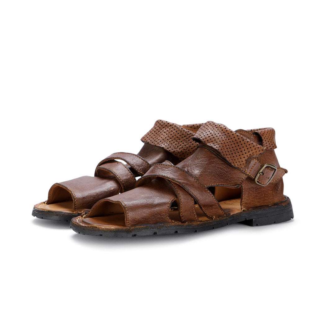 manufatto toscano vinci sandals brown