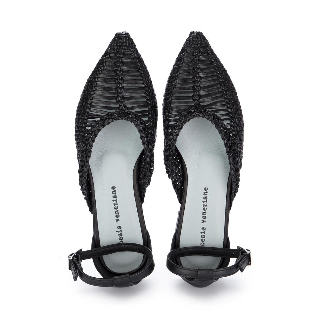 poesie veneziane womens sandals black