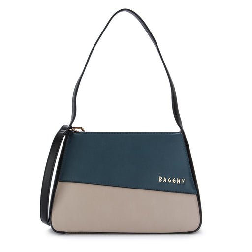 bagghy shoulder bag beige blue black