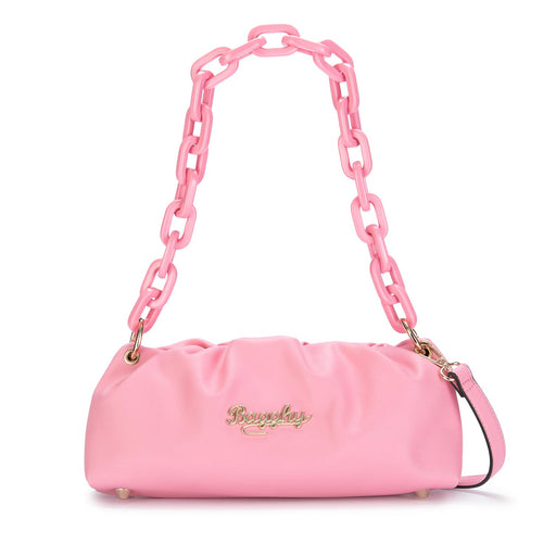 bagghy shoulder bag pink chain