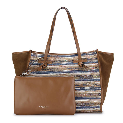 gianni chiarini shopper marcella brown blue