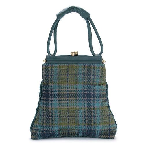 le daf womens shoulder bag napoli green