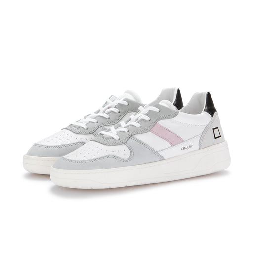 date sneakers donna court white grey